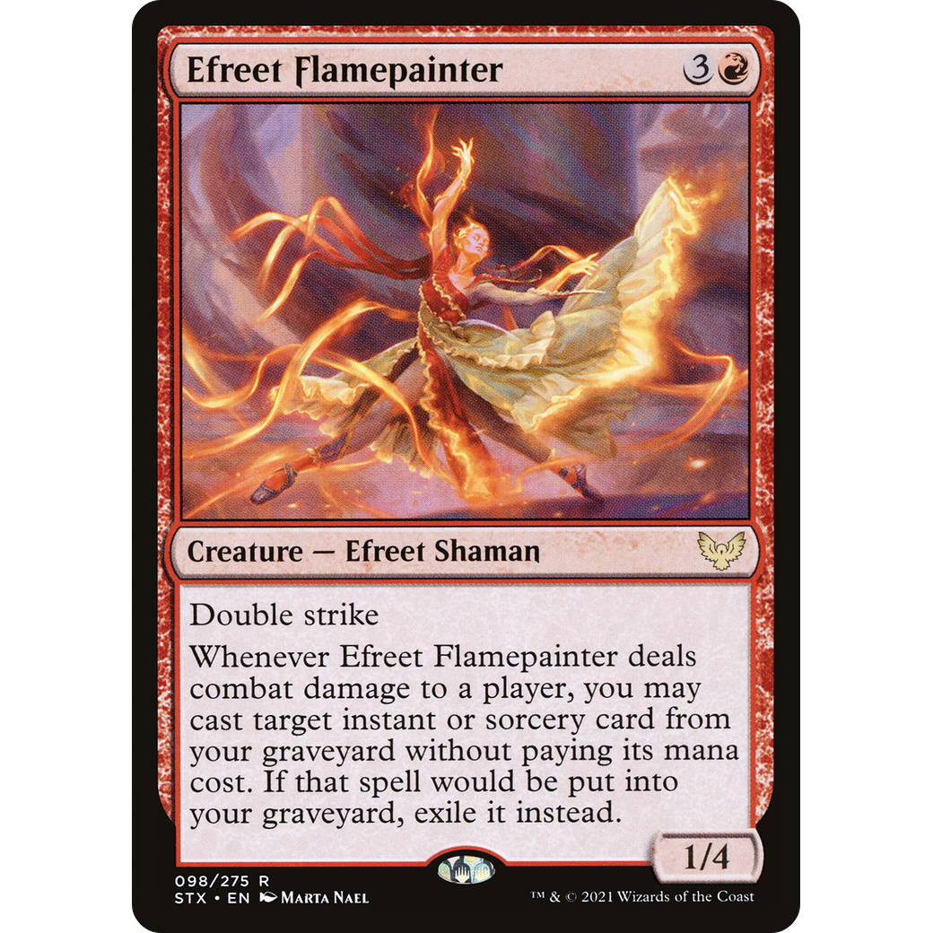 Efreet Flamepainter (STX-098) - Strixhaven: School of Mages
