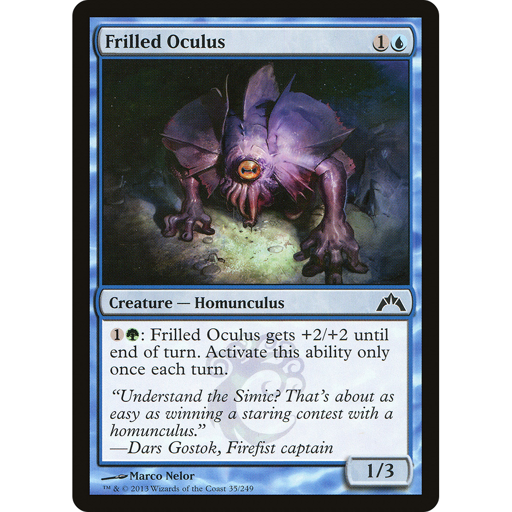 Frilled Oculus (GTC-035) - Gatecrash Foil