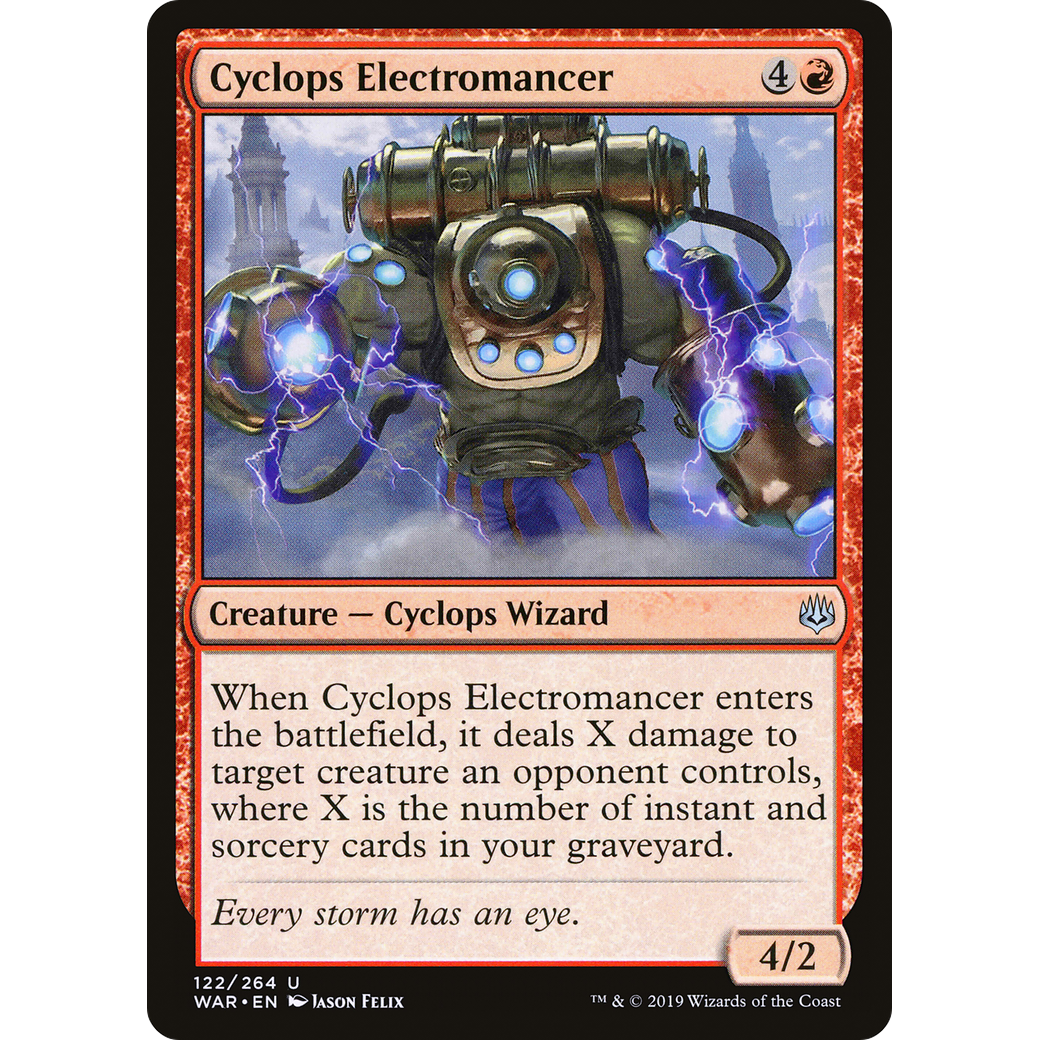 Cyclops Electromancer (WAR-122) - War of the Spark Foil