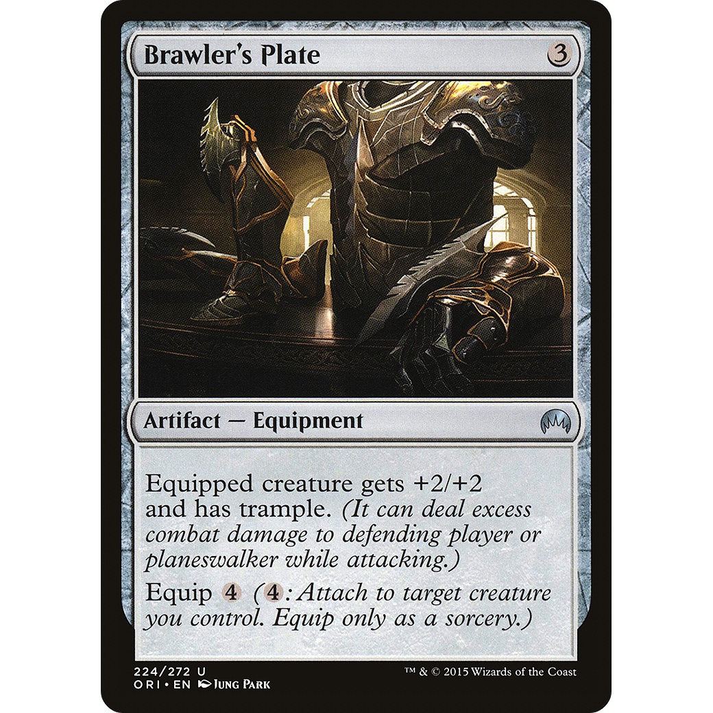 Brawler's Plate (ORI-224) - Magic Origins Foil