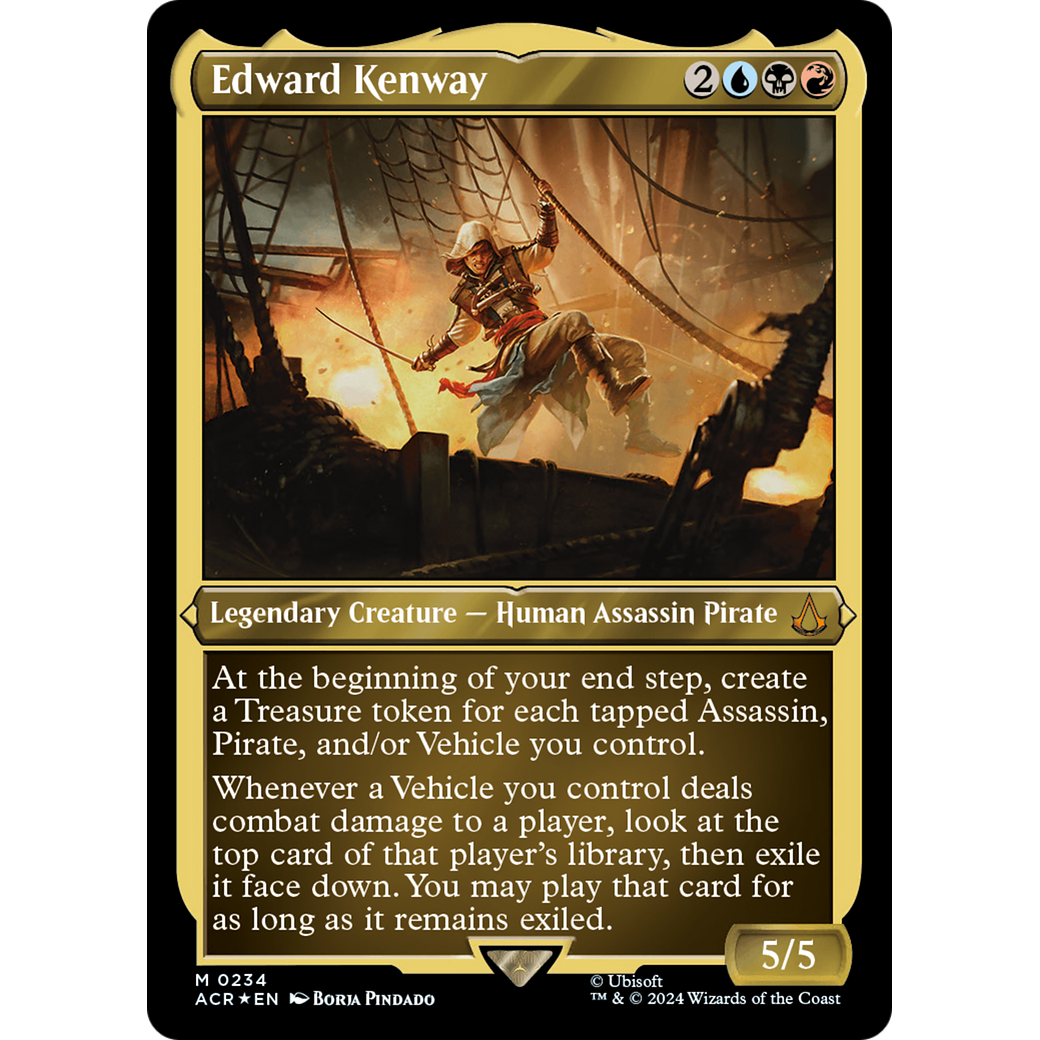 Edward Kenway (ACR-234) - Assassin's Creed Etched Foil