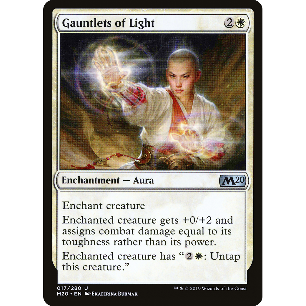 Gauntlets of Light (M20-017) - Core Set 2020