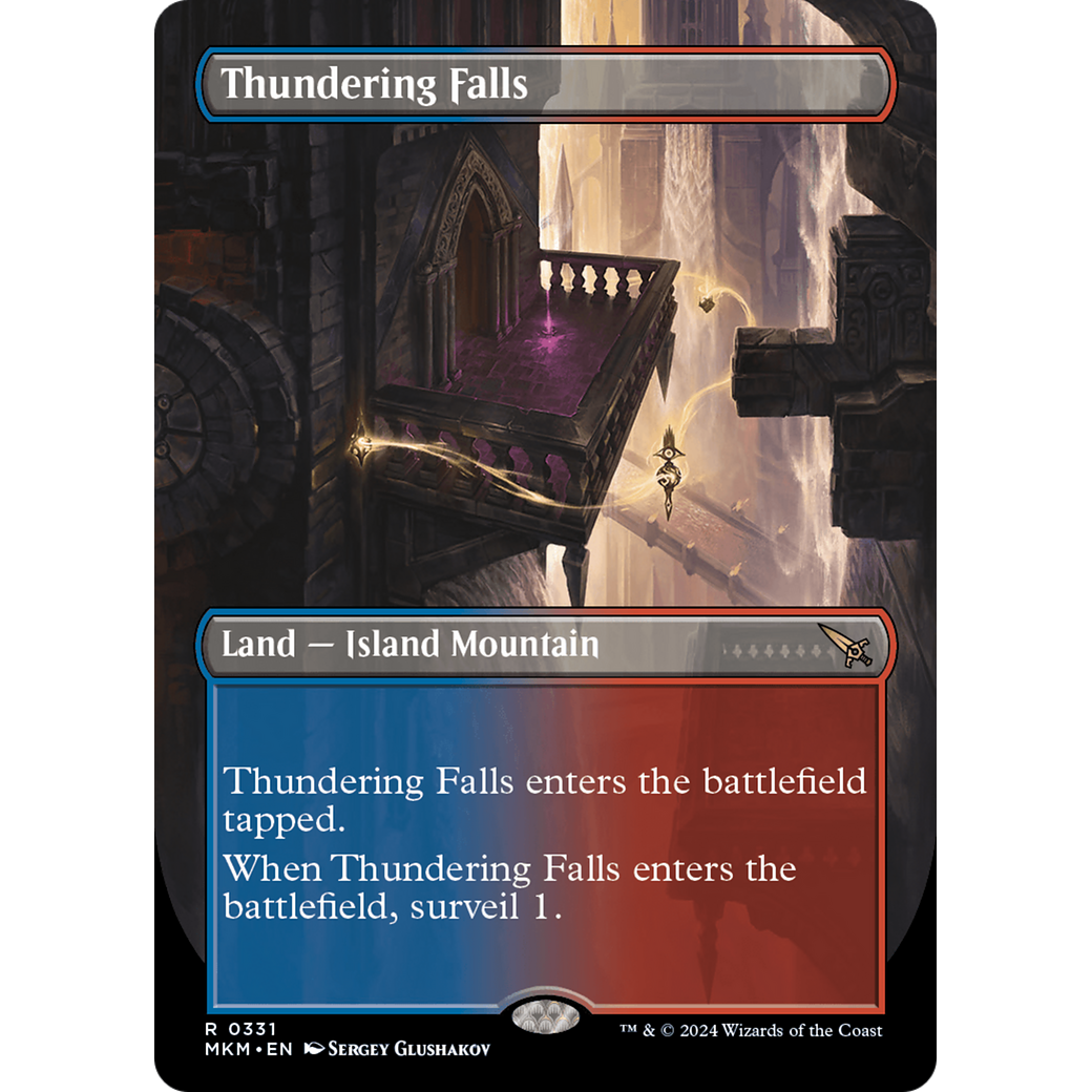 Thundering Falls (MKM-331) - Murders at Karlov Manor (Borderless) Foil