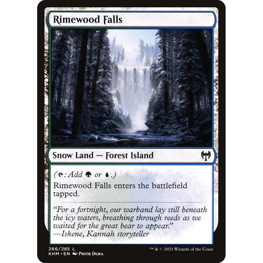 Rimewood Falls (KHM-266) - Kaldheim: (snow)