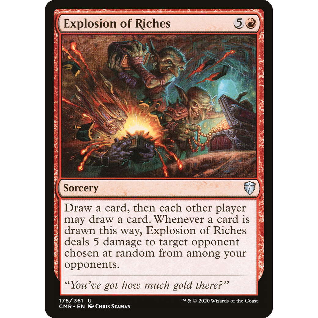 Explosion of Riches (CMR-176) - Commander Legends