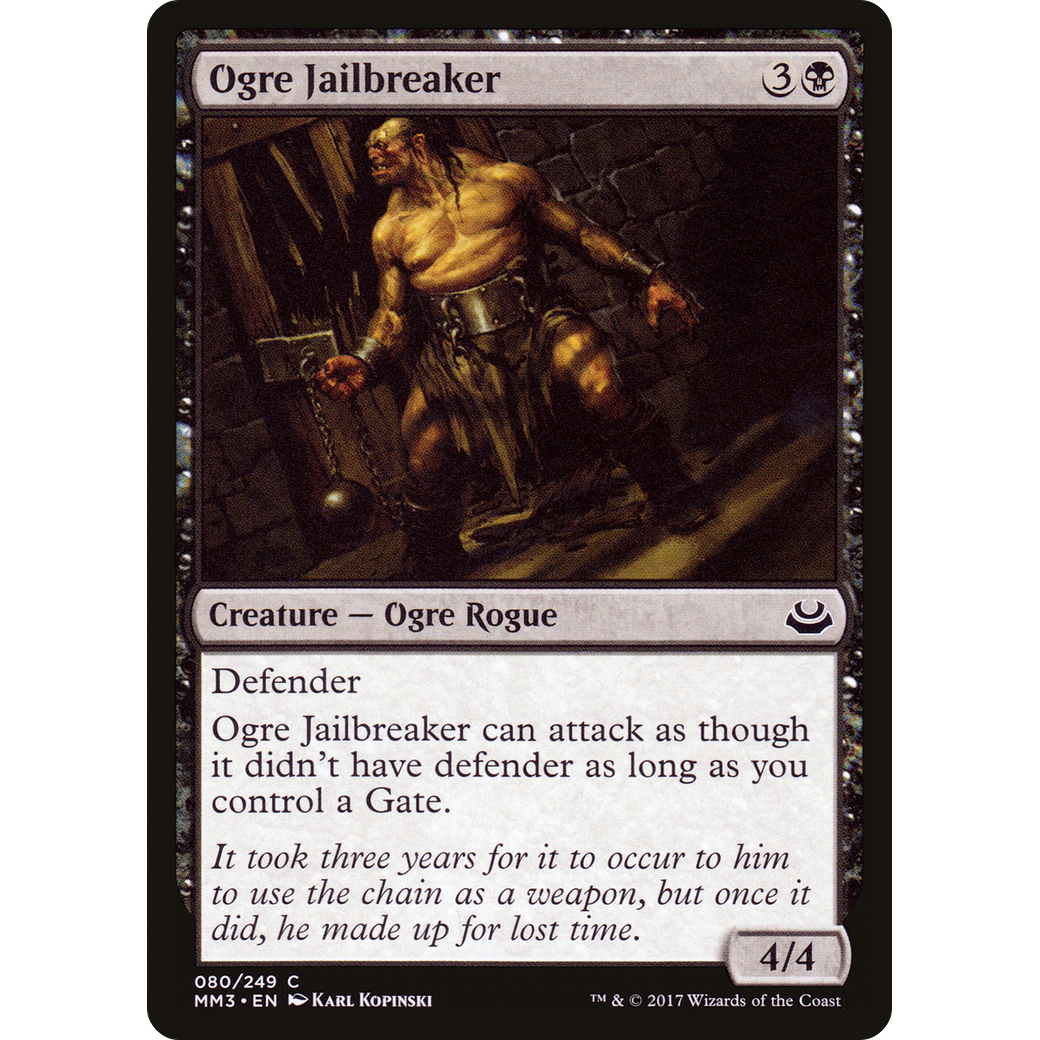 Ogre Jailbreaker (MM3-080) - Modern Masters 2017
