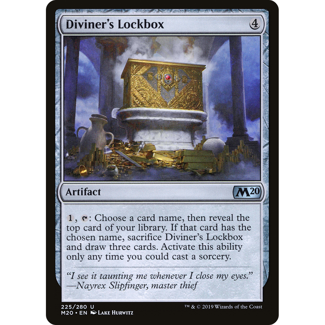 Diviner's Lockbox (M20-225) - Core Set 2020 Foil