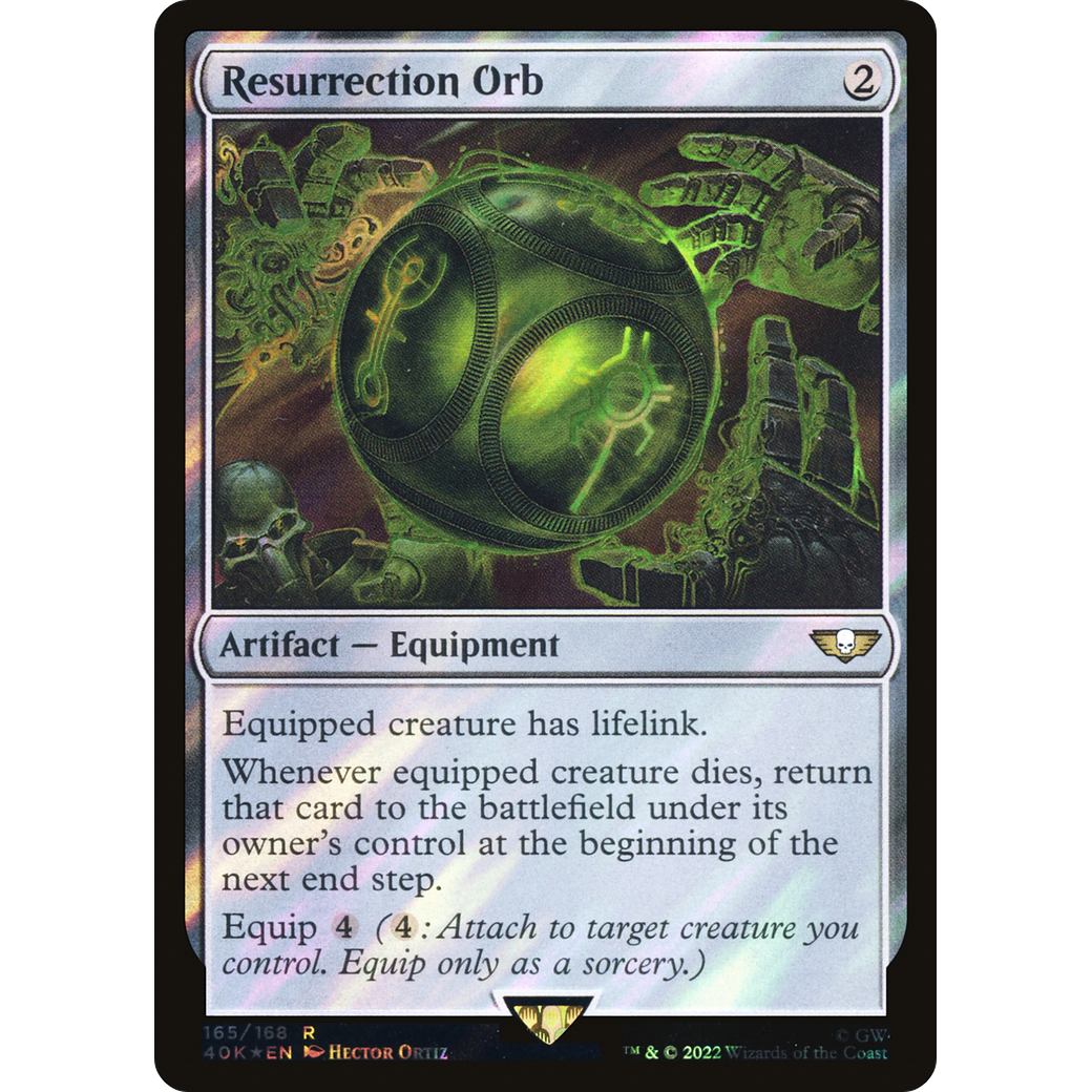 Resurrection Orb (40K-165) - Warhammer 40,000 Commander Foil