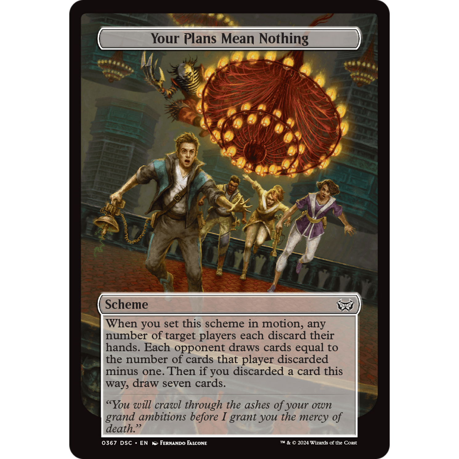 Your Plans Mean Nothing (A:DSC-367) - Duskmourn: House of Horror Commander