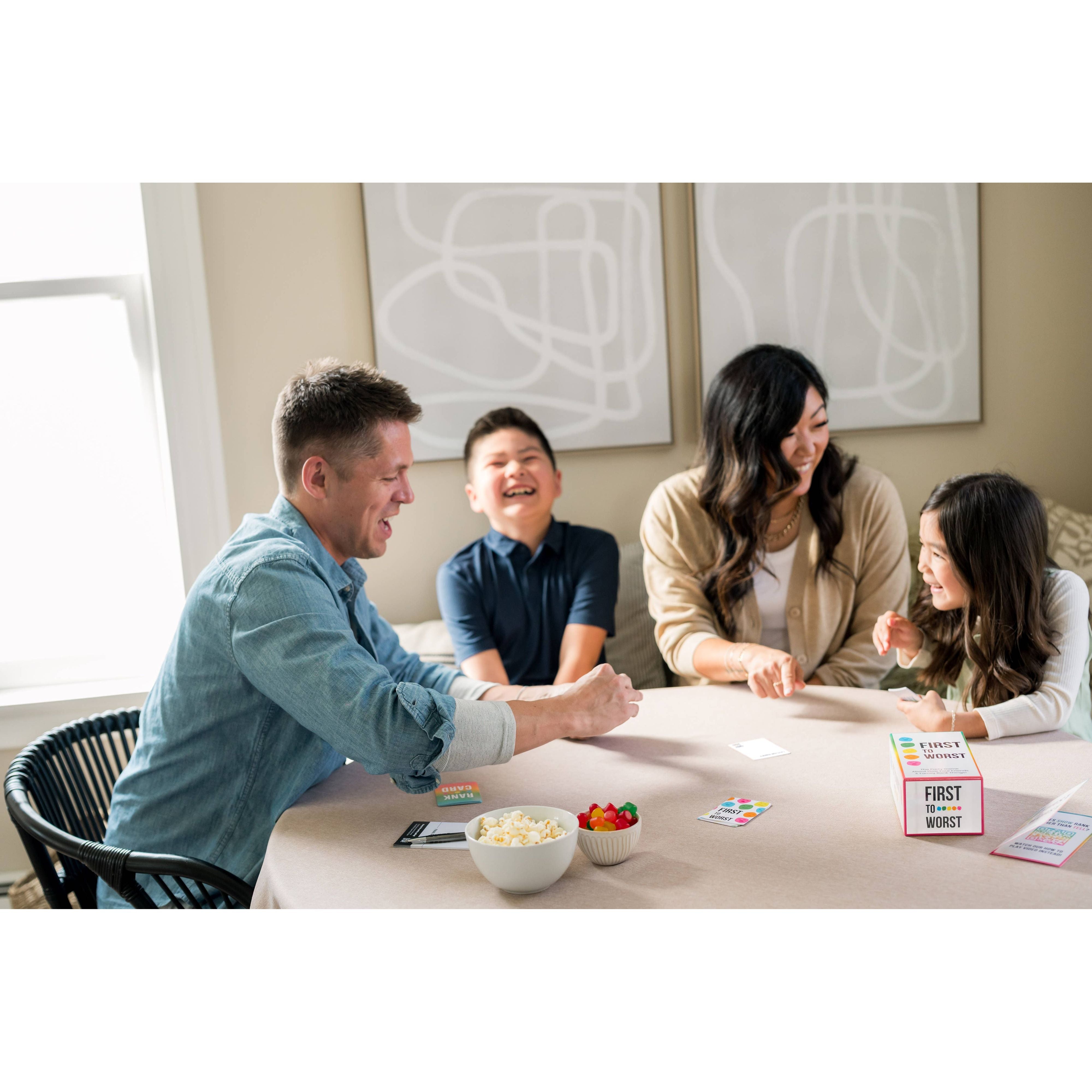 FIRST TO WORST: How Your Friends & Family Rank Things Game