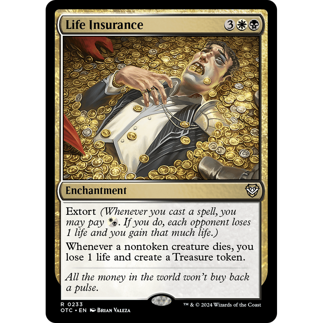 Life Insurance (OTC-233) - Outlaws of Thunder Junction Commander