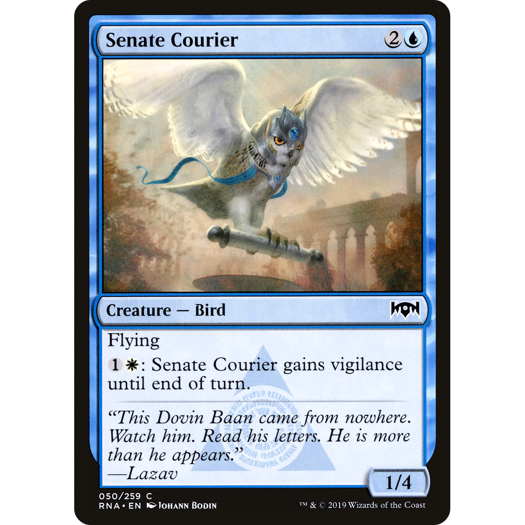 Senate Courier (RNA-050) - Ravnica Allegiance Foil