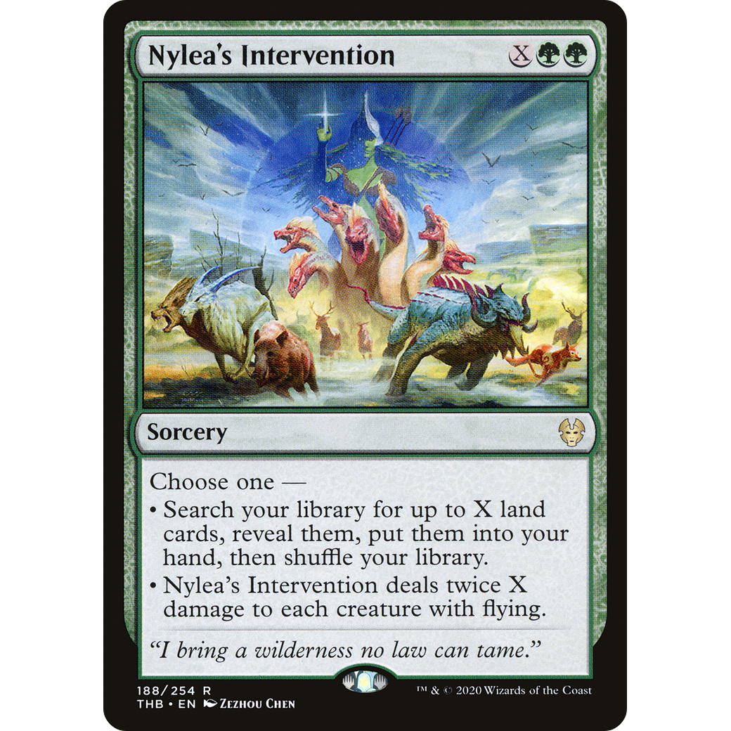 Nylea's Intervention (THB-188) - Theros Beyond Death Foil