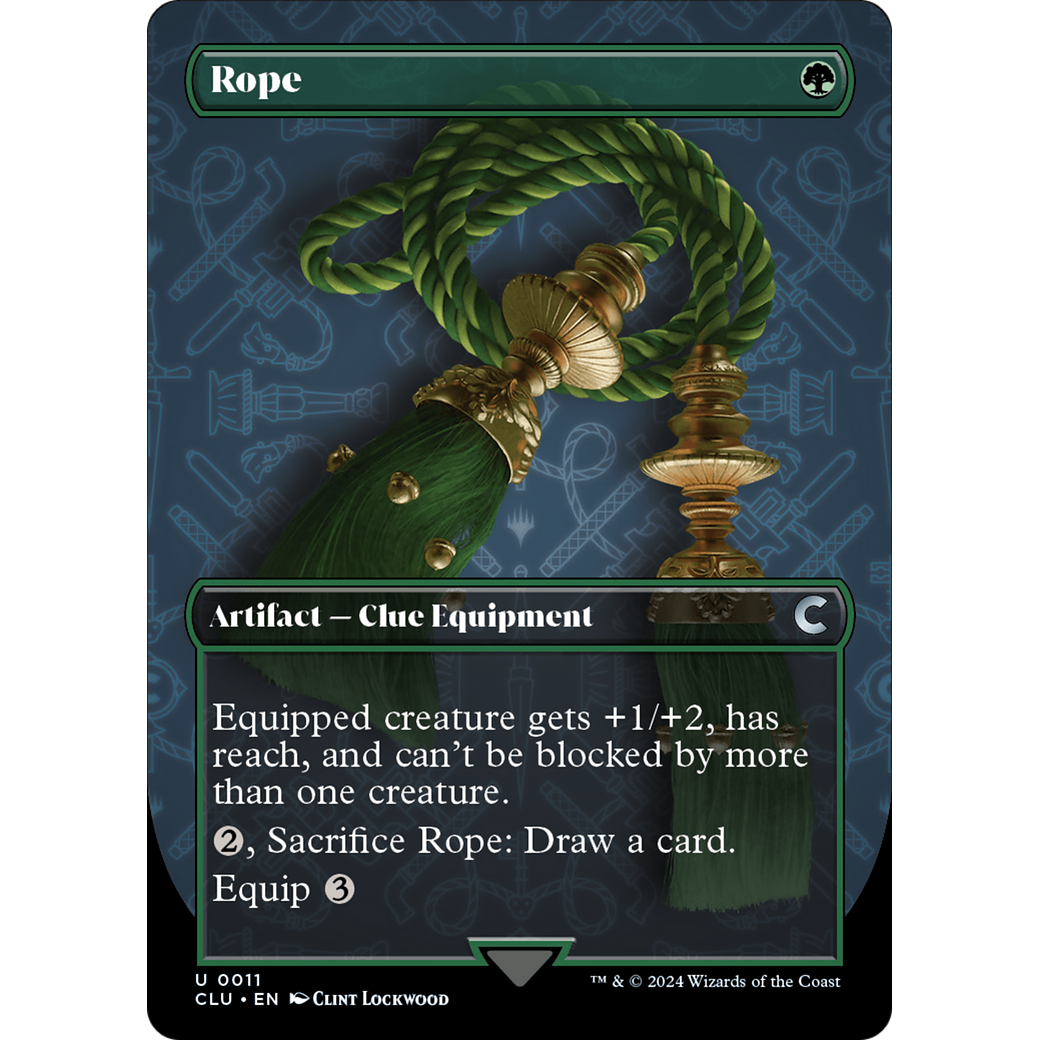 Rope (Borderless) (CLU-011) - Ravnica: Clue Edition (Borderless)