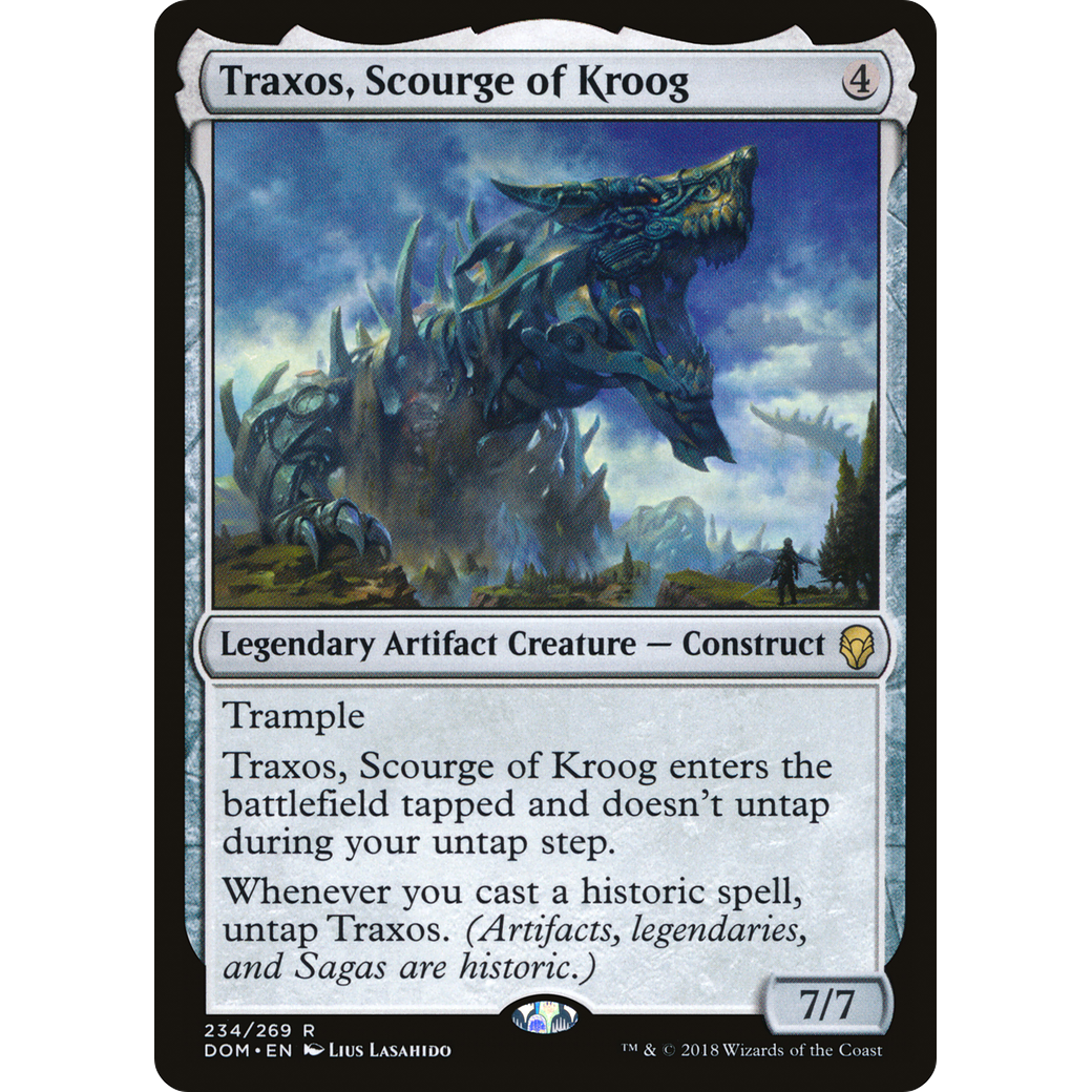 Traxos, Scourge of Kroog (DOM-234) - Dominaria Foil
