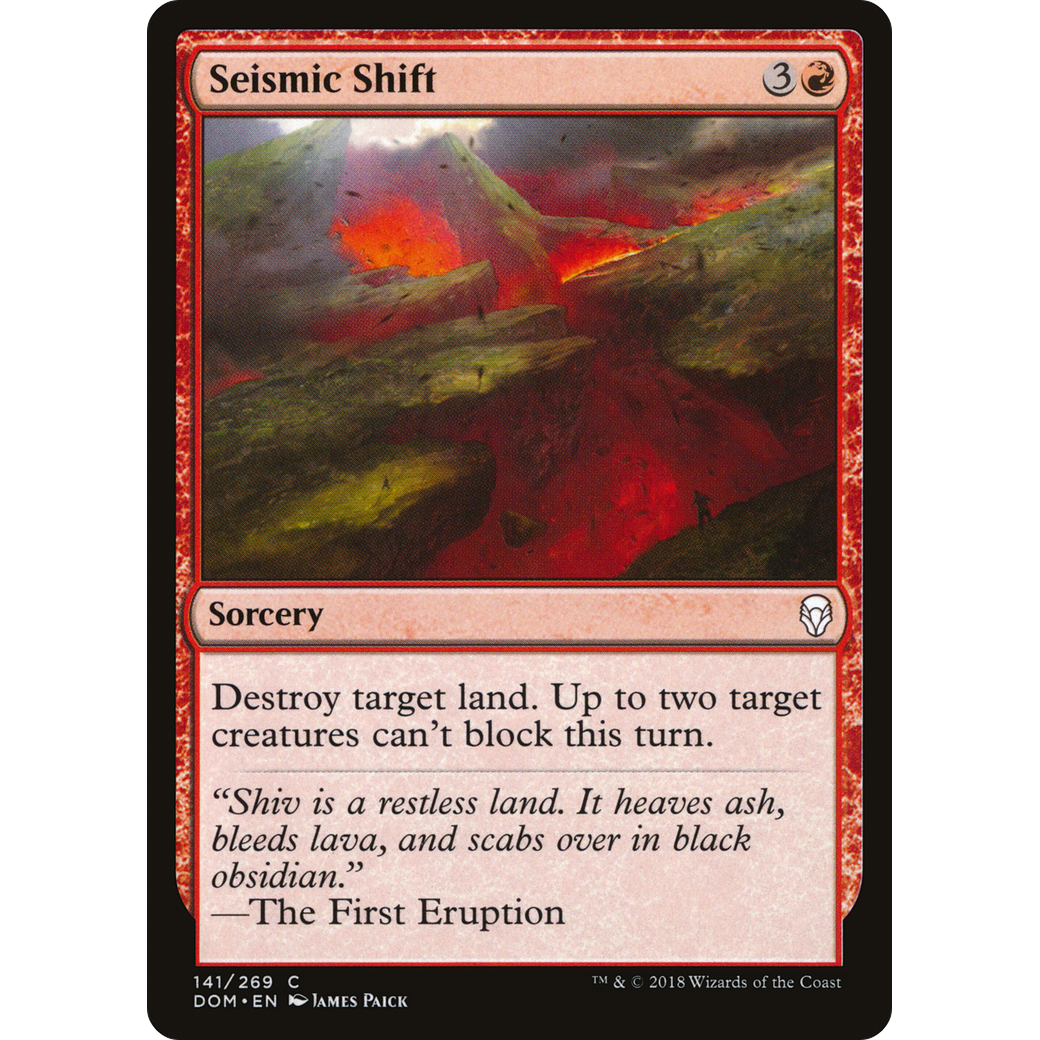 Seismic Shift (DOM-141) - Dominaria Foil