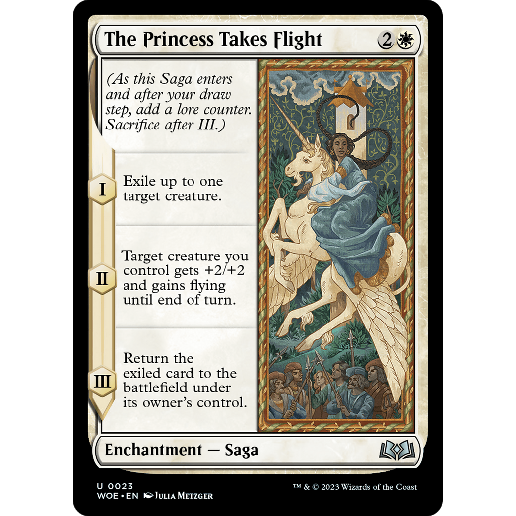 The Princess Takes Flight (WOE-023) - Wilds of Eldraine Foil