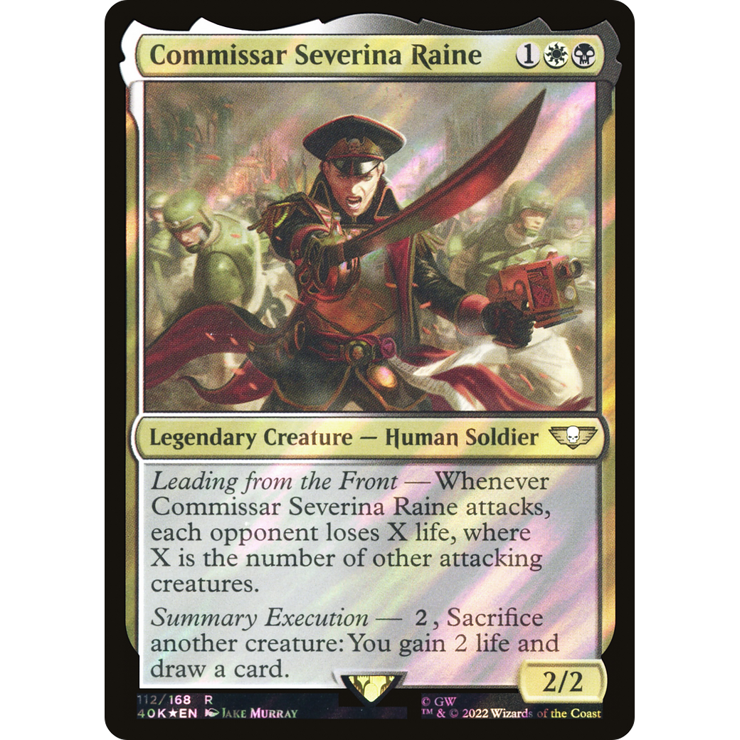 Commissar Severina Raine (40K-112) - Warhammer 40,000 Commander Foil