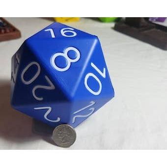 Big Foam Dice 4 inch D20's (11 colors) by Zucati: Red