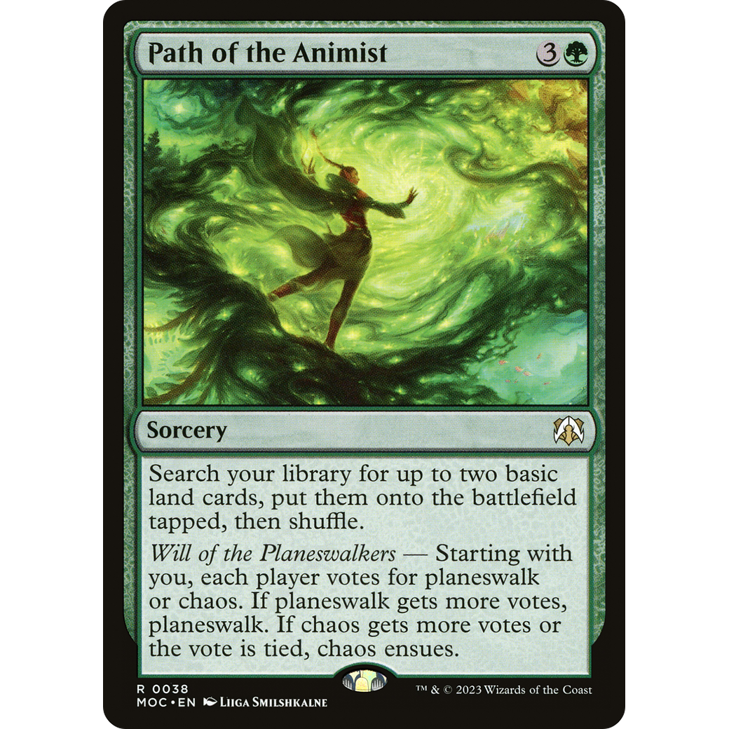 Path of the Animist (MOC-038) - March of the Machine Commander