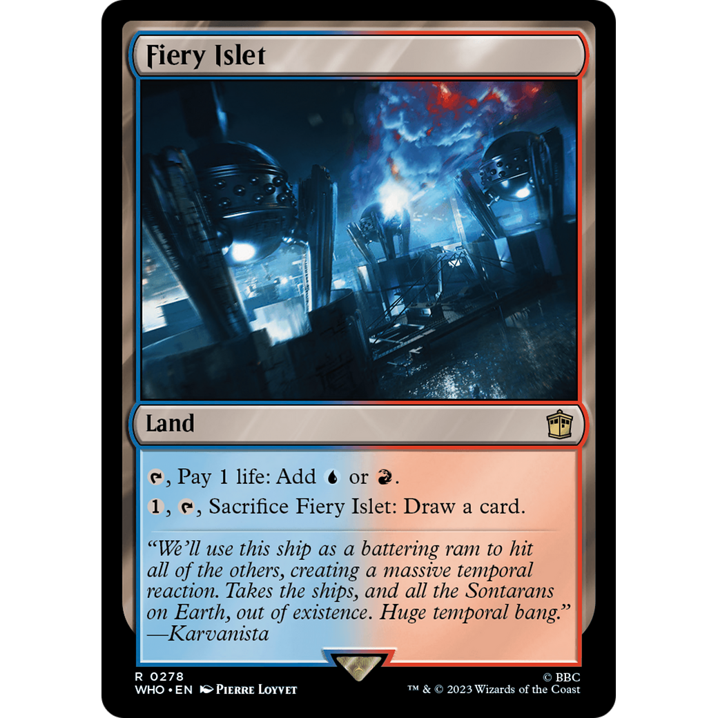 Fiery Islet (WHO-278) - Doctor Who Foil