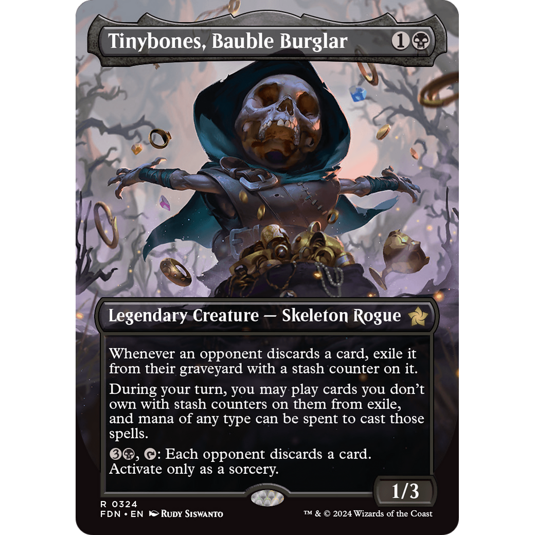Tinybones, Bauble Burglar (FDN-324) - Foundations (Borderless) Foil