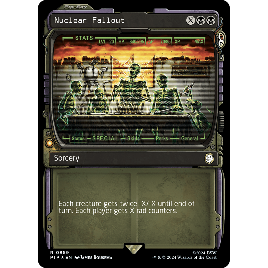 Nuclear Fallout (PIP-859) - Fallout: (Showcase) Foil