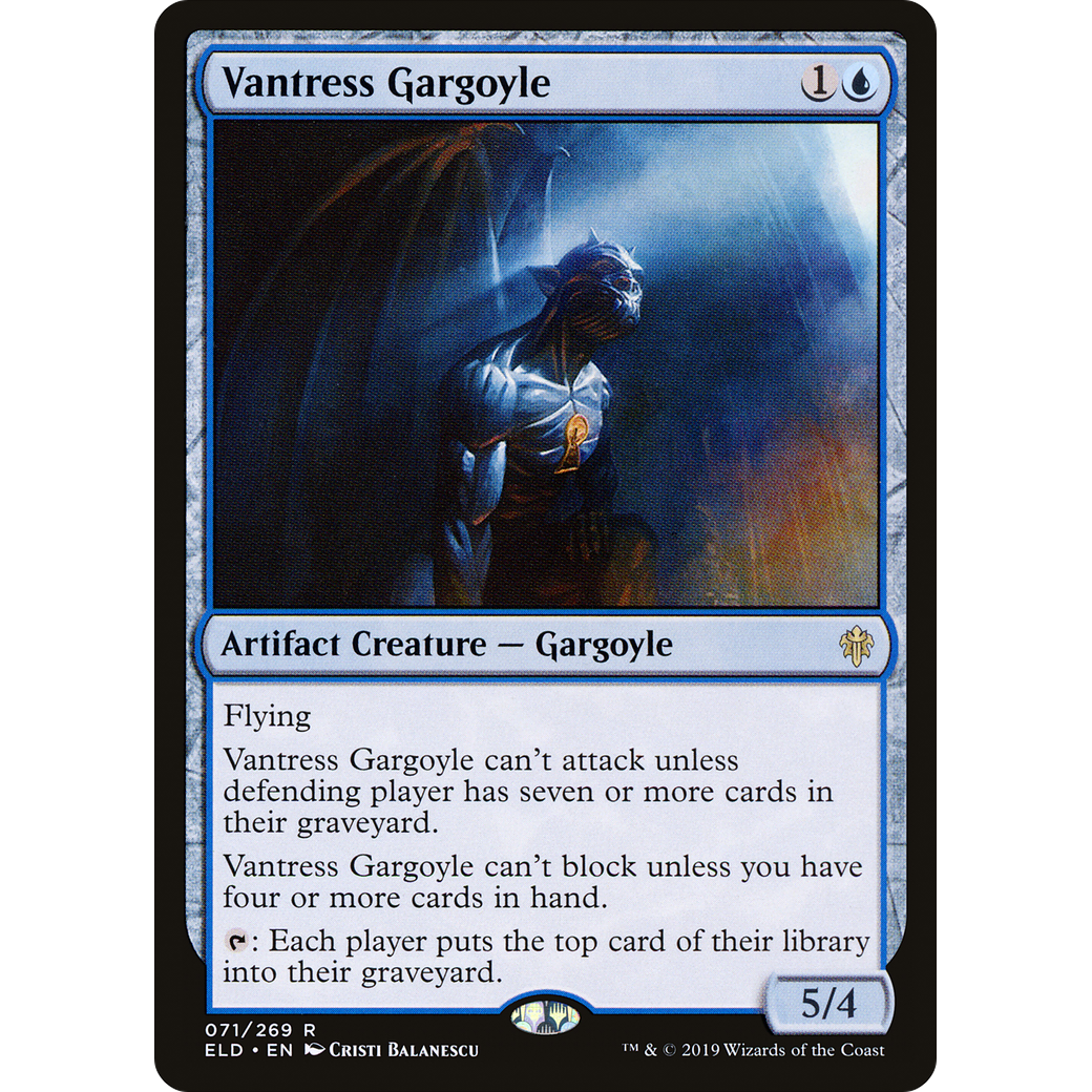 Vantress Gargoyle (ELD-071) - Throne of Eldraine Foil