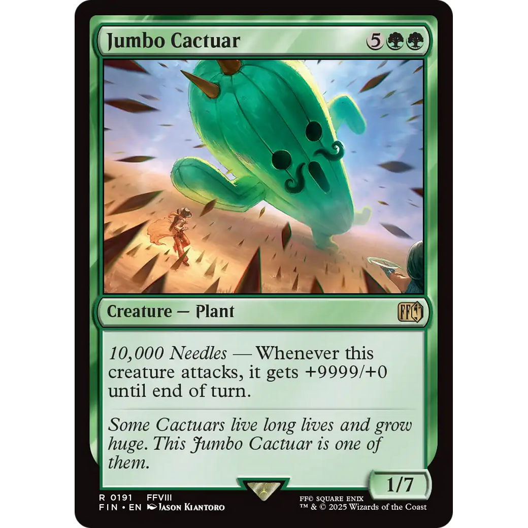Jumbo Cactuar (FIN-191) - FINAL FANTASY Foil