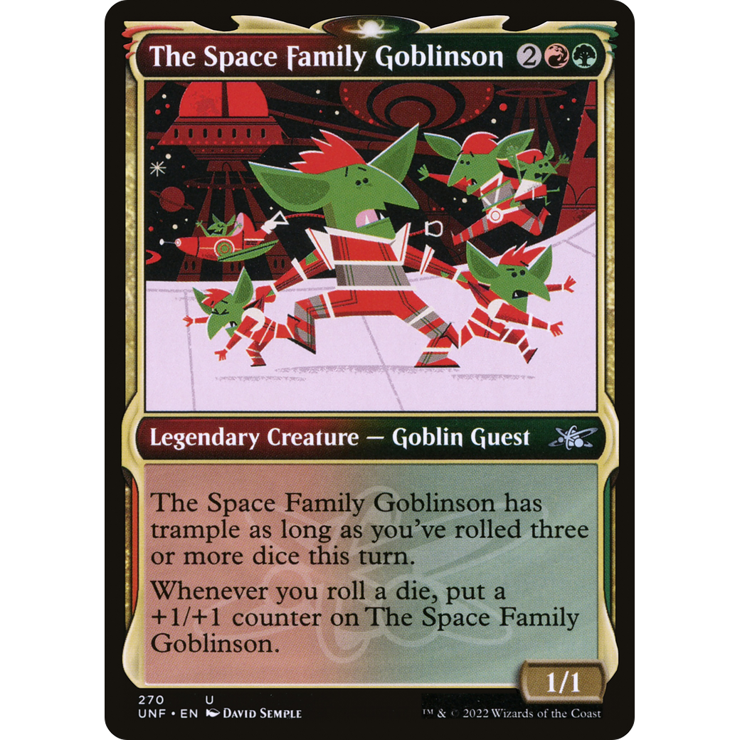 The Space Family Goblinson (Showcase) (UNF-270) - Unfinity: (Showcase) Foil