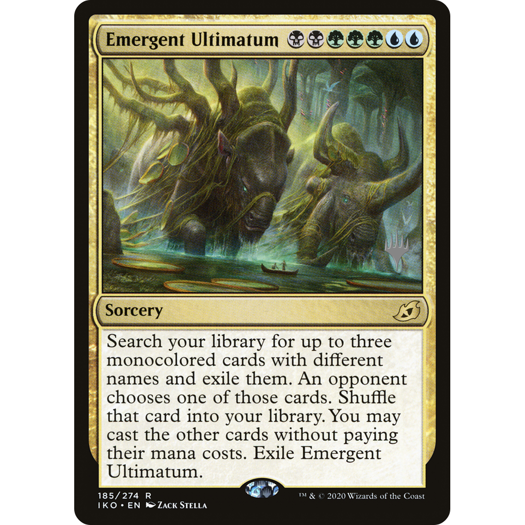 Emergent Ultimatum (PPIKO-185) - Ikoria: Lair of Behemoths Promos Foil