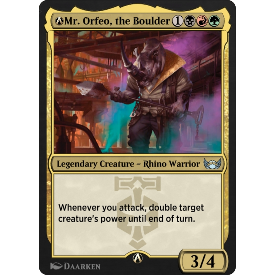 A-Mr. Orfeo, the Boulder (SNC-A-204) - Streets of New Capenna
