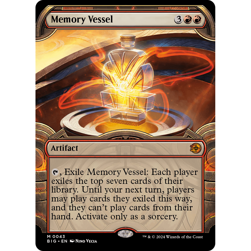 Memory Vessel (Showcase) (BIG-043) - The Big Score: (Showcase) Foil