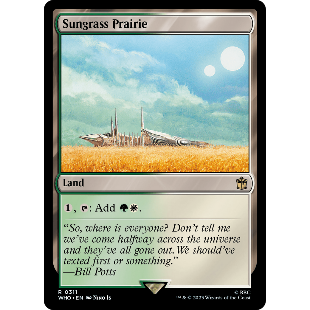 Sungrass Prairie (WHO-311) - Doctor Who Foil