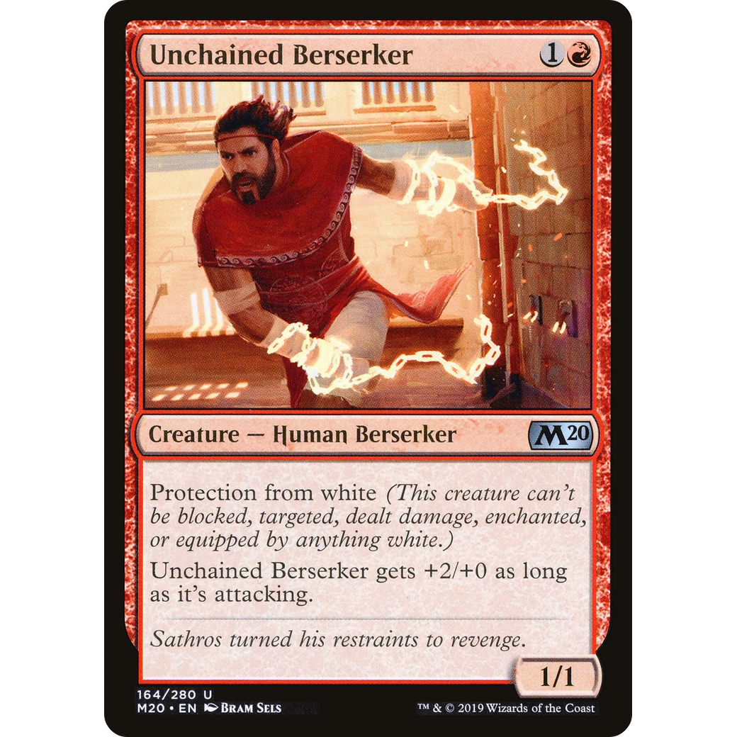 Unchained Berserker (M20-164) - Core Set 2020 Foil
