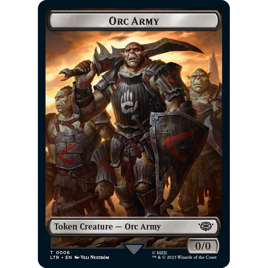 Orc Army (TLTR-006) - Tales of Middle-earth Tokens