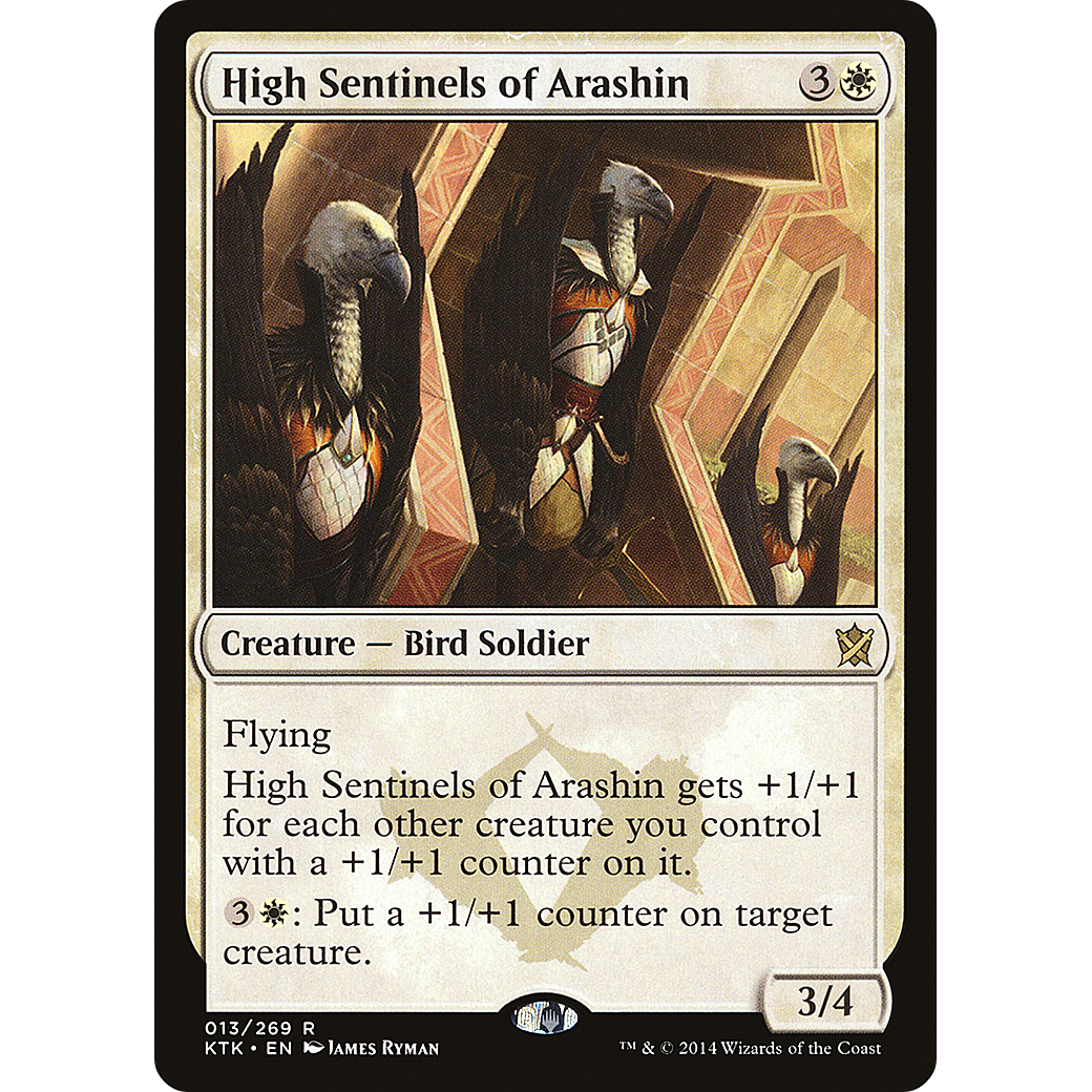 High Sentinels of Arashin (KTK-013) - Khans of Tarkir Foil