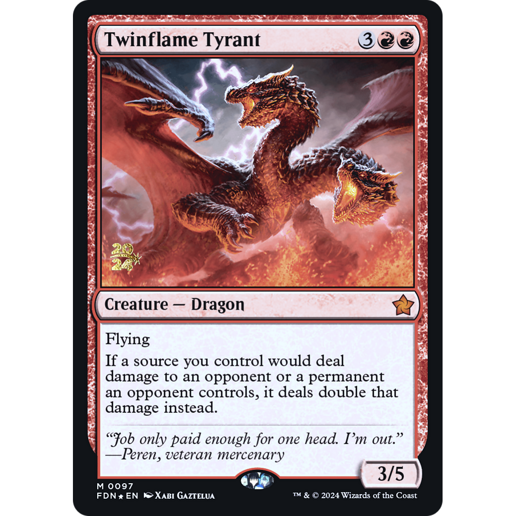 Twinflame Tyrant (PRE-97S) - Foundations Promos Foil