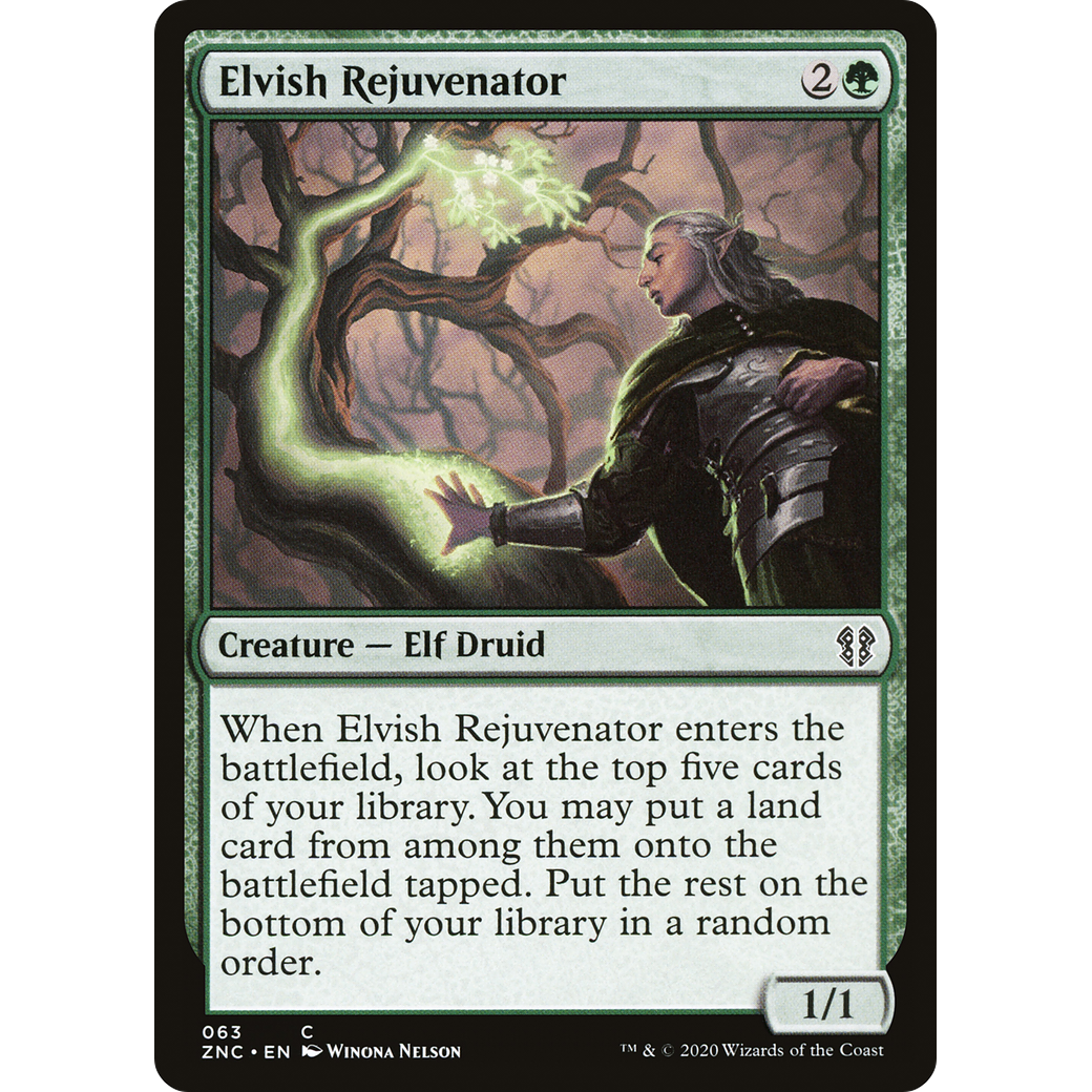 Elvish Rejuvenator (ZNC-063) - Zendikar Rising Commander