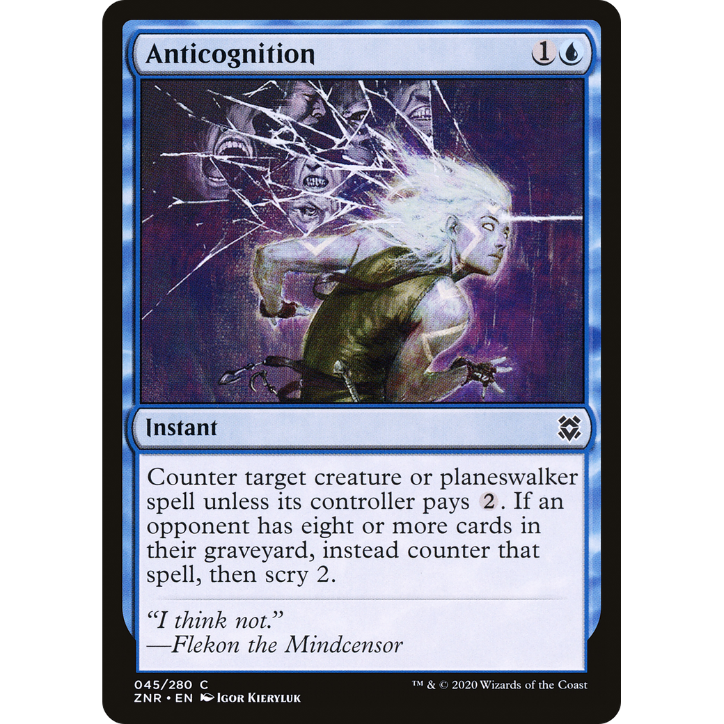 Anticognition (ZNR-045) - Zendikar Rising Foil
