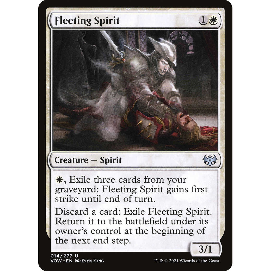 Fleeting Spirit (VOW-014) - Innistrad: Crimson Vow