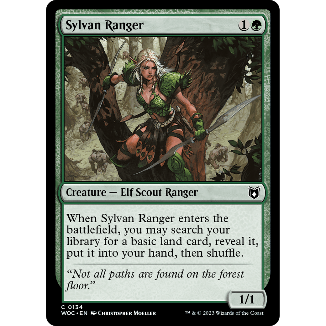 Sylvan Ranger (WOC-134) - Wilds of Eldraine Commander