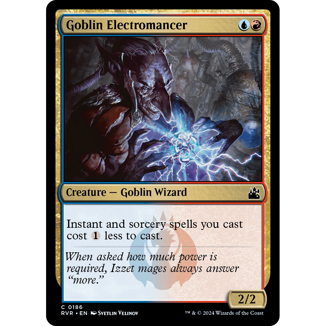 Goblin Electromancer (RVR-186) - Ravnica Remastered Foil