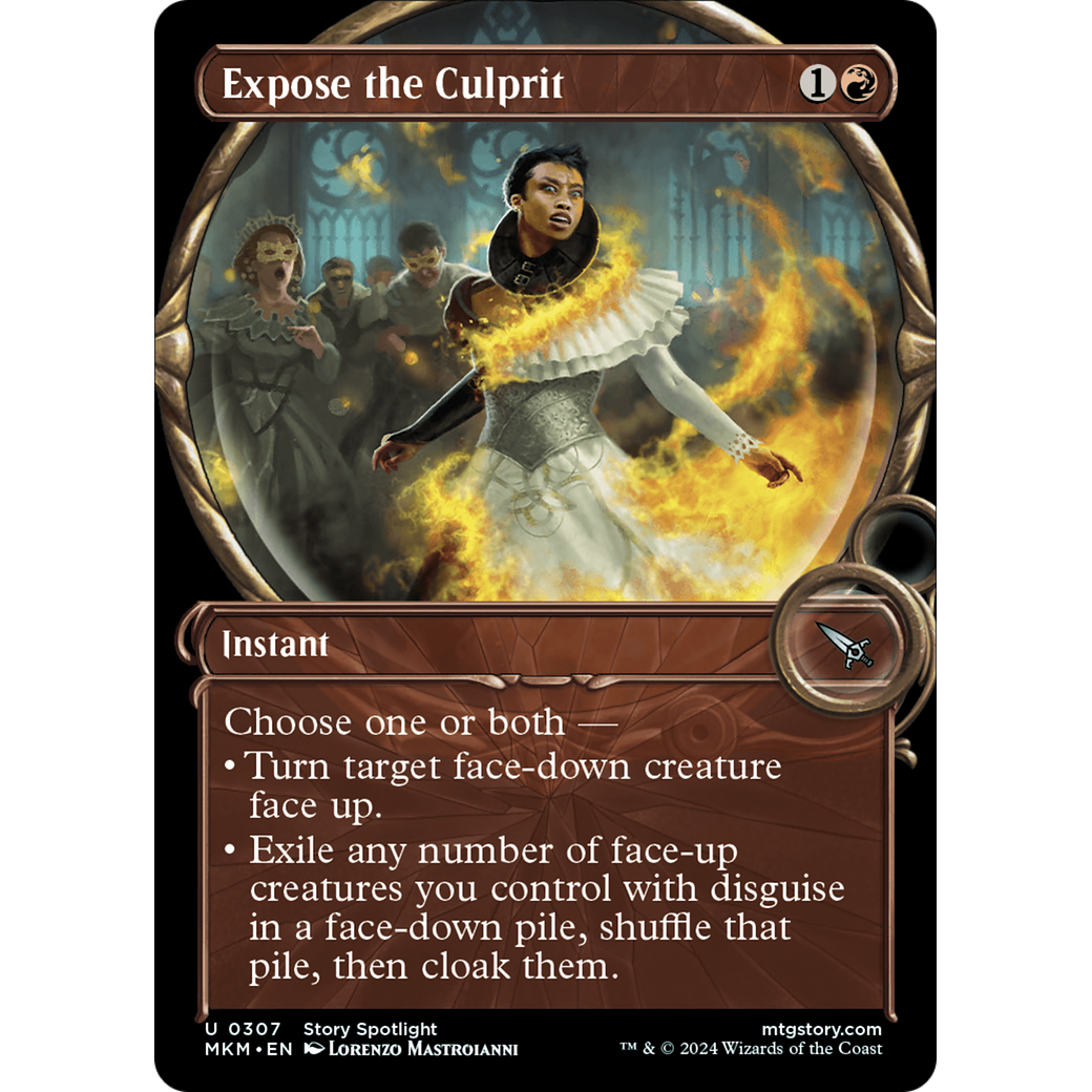 Expose the Culprit (MKM-307) - Murders at Karlov Manor: (Showcase) Foil