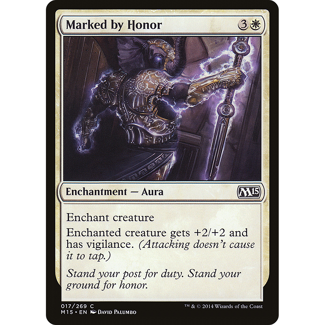 Marked by Honor (M15-017) - Magic 2015 Foil