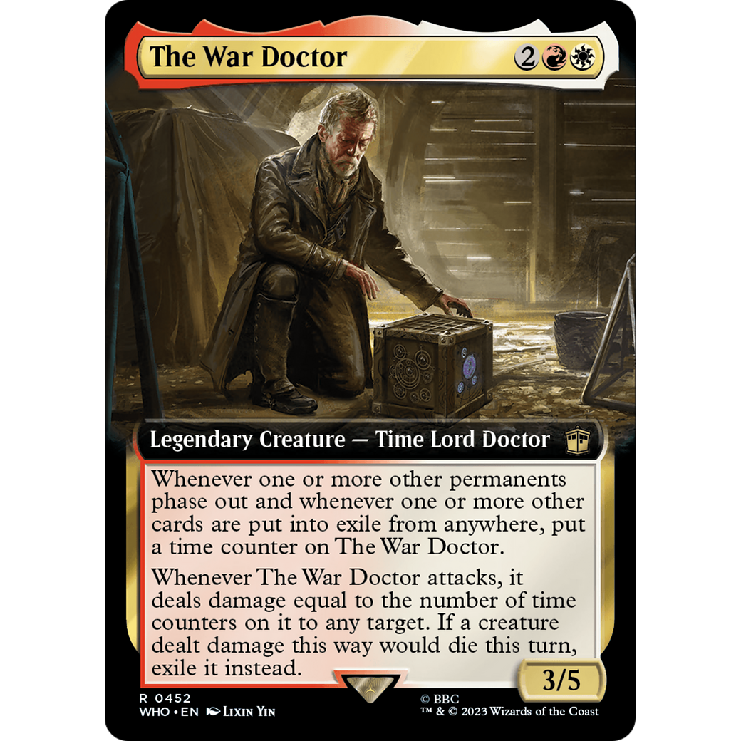 The War Doctor (Extended Art) (WHO-452) - Doctor Who: (Extended Art)