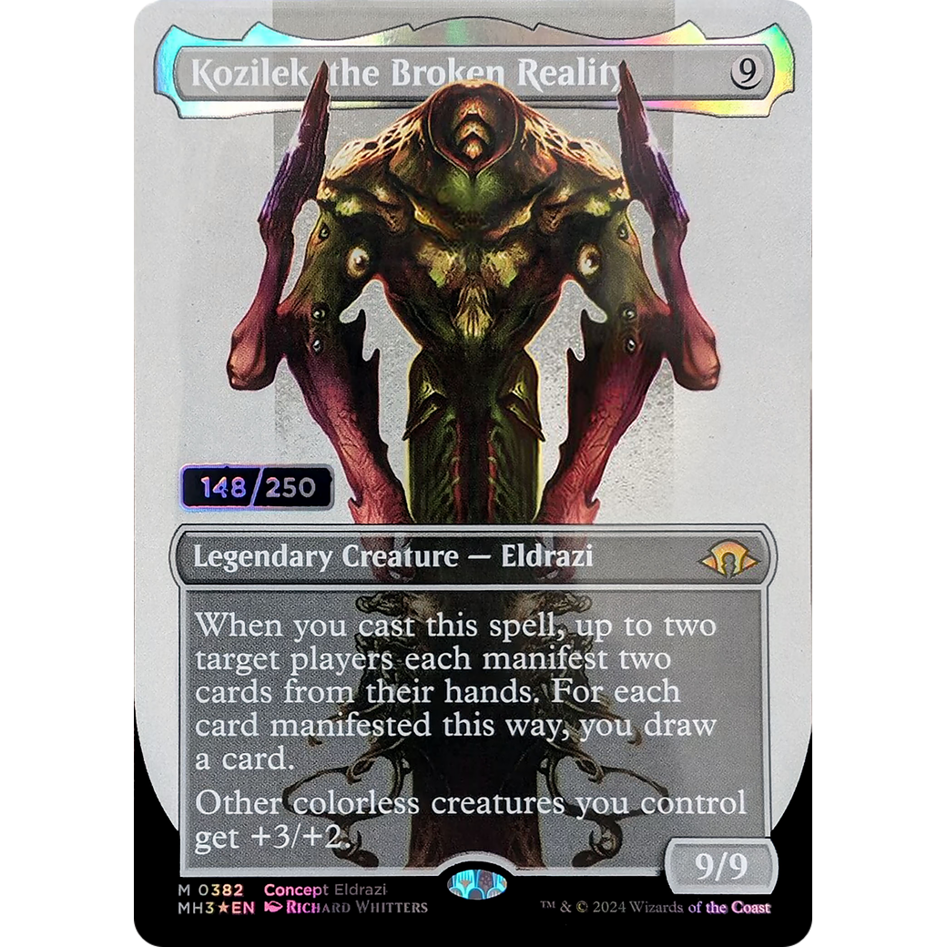 Kozilek, the Broken Reality (MH3-382Z) - Modern Horizons 3 (Borderless) Foil