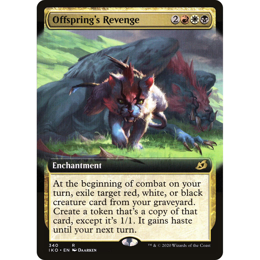 Offspring's Revenge (Extended Art) (IKO-340) - Ikoria: Lair of Behemoths: (Extended Art) Foil