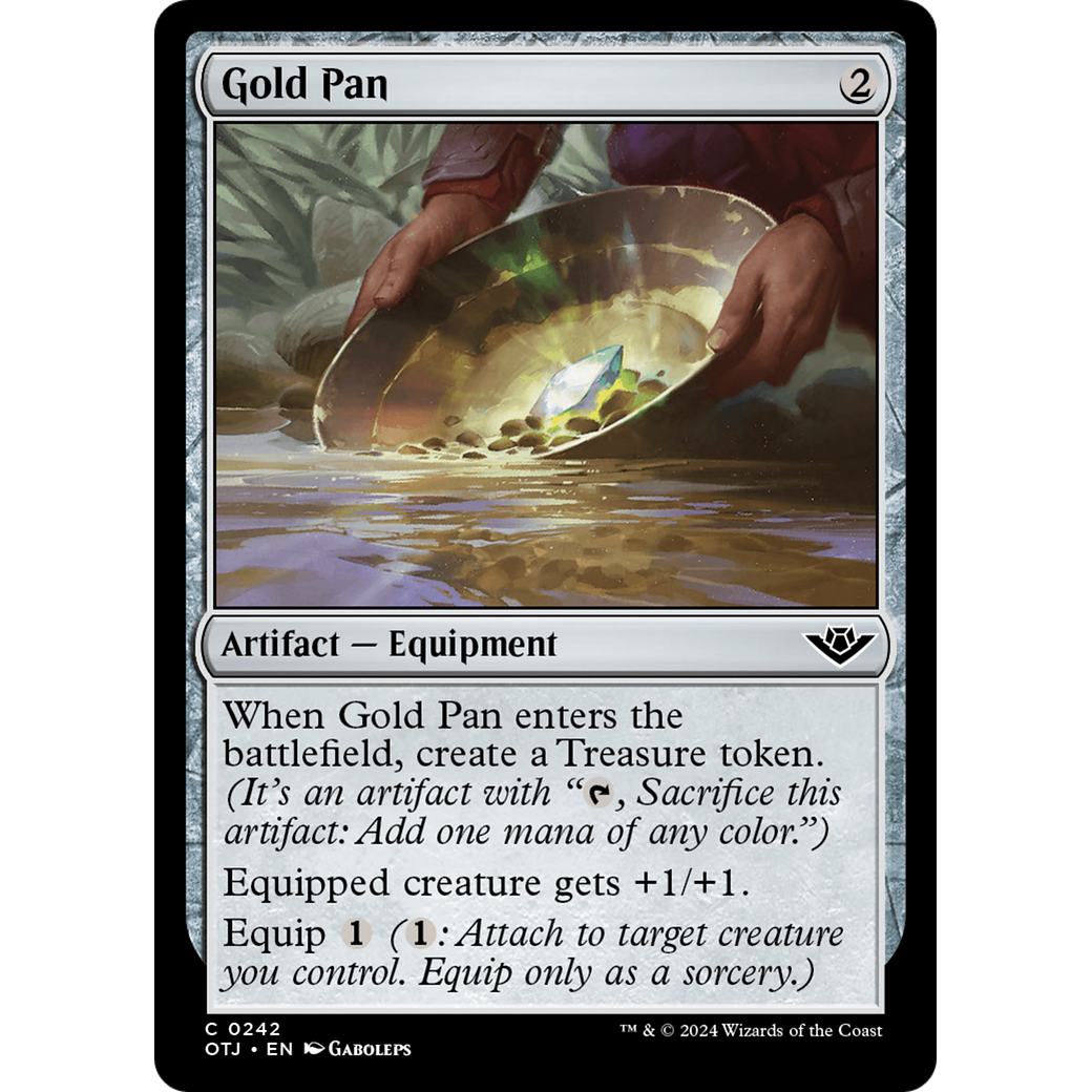 Gold Pan (OTJ-242) - Outlaws of Thunder Junction Foil