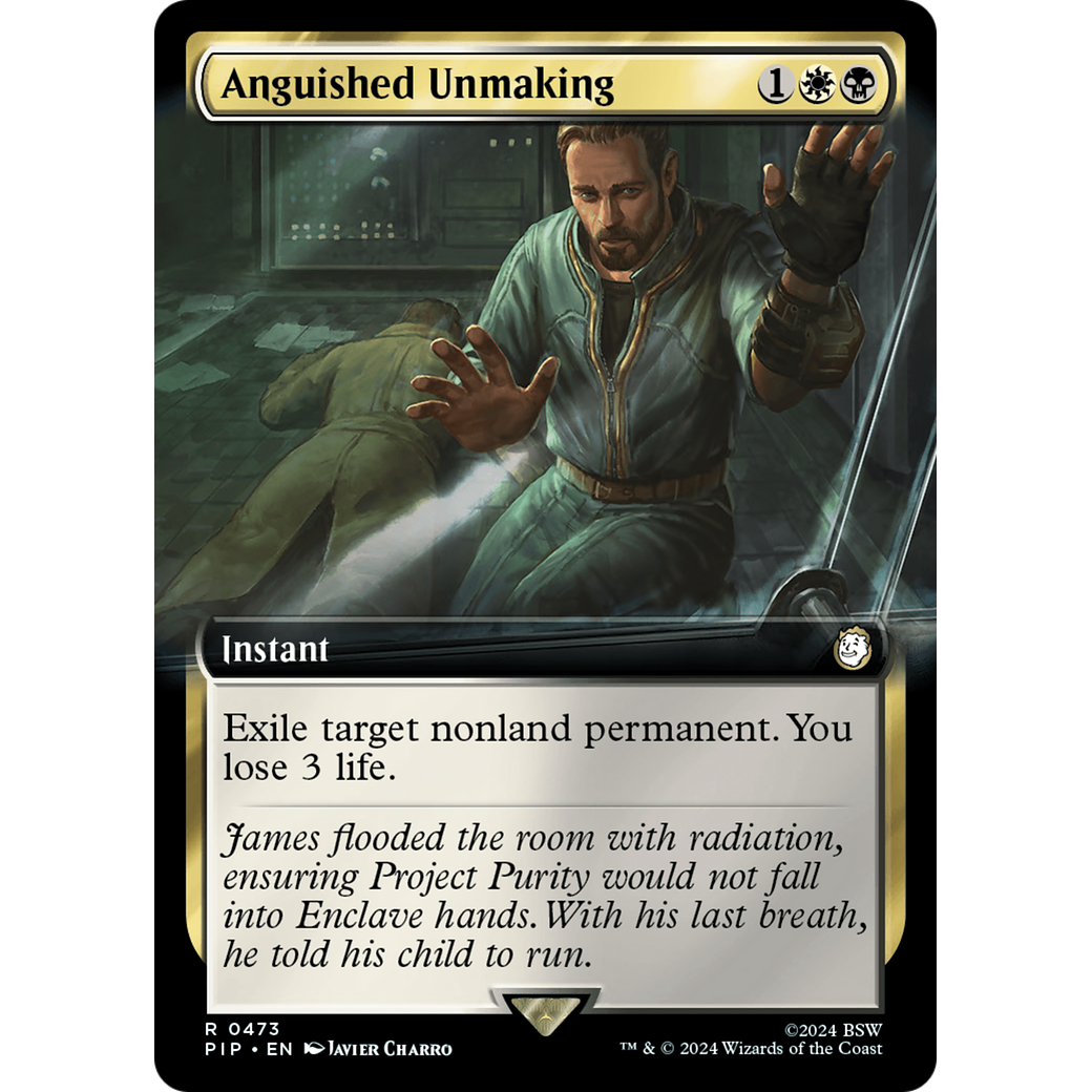 Anguished Unmaking (PIP-473) - Fallout: (Extended Art) Foil